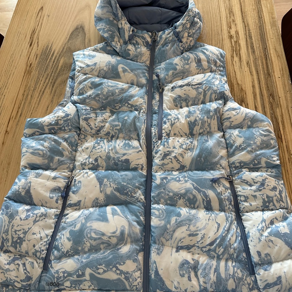 Eddie Bauer Hooded Down Vest